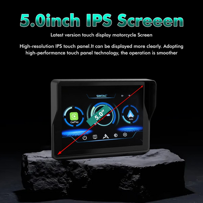 Simtac M2 Motorcycle Navigation Screen 5.0 Inch IPS Screen (Screen Only)