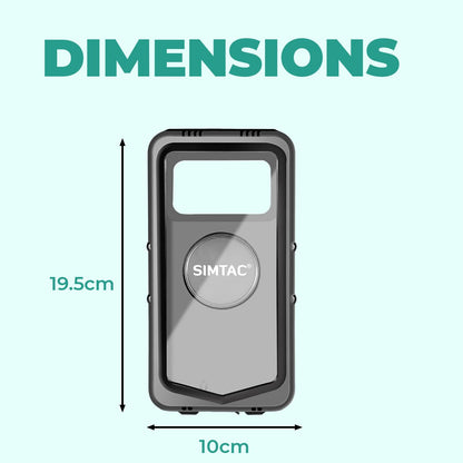 Simtac Maglock waterproof mobile holder with vibration damper (MHWPML-PRO)
