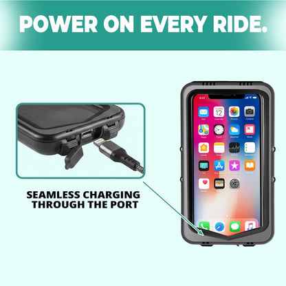 Simtac Maglock waterproof mobile holder with vibration damper (MHWPML-PRO)