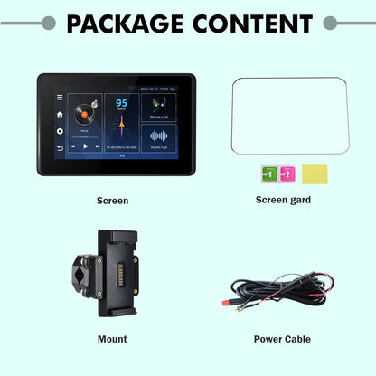 Simtac Motorcycle Android Navigation Screen Smart Navigation Display for Bikes – A5