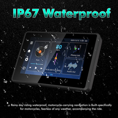 Simtac Motorcycle Android Navigation Screen Smart Navigation Display for Bikes – A5