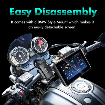 Simtac Motorcycle Android Navigation Screen Smart Navigation Display for Bikes – A5