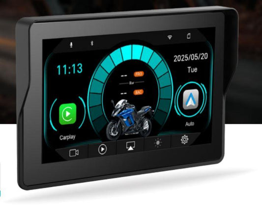 Simtac Motorcycle DVR and Navigation Screen 5.0 Inch IPS Screen (M4DT)
