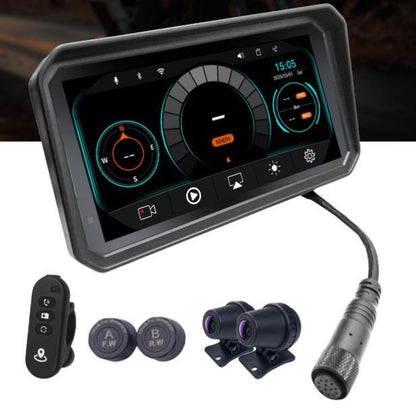 Simtac Motorcycle DVR and Navigation Screen 6.0 Inch IPS Screen (M8DT)