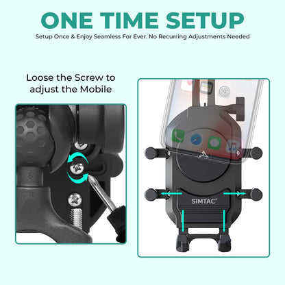 Simtac Octo Grip Pro Mobile Holder with Vibration Damper (MH03-PRO)