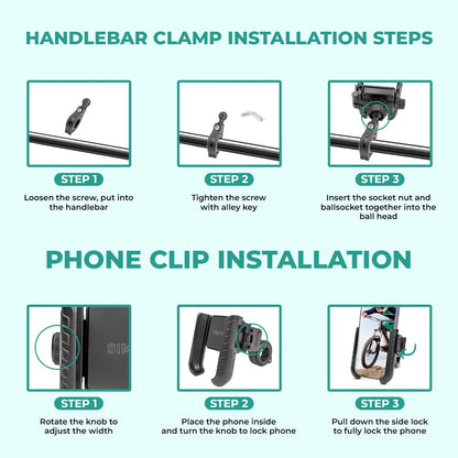 Simtac Quick Lock Jaw Grip Mobile Holder (JQL1)