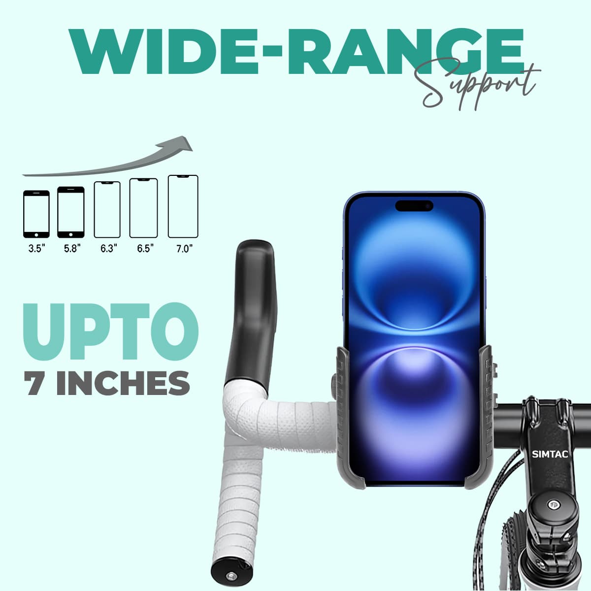 Simtac Quick Lock Jaw Grip Pro Mobile Holder with Vibration Damper (JQL1-PRO)