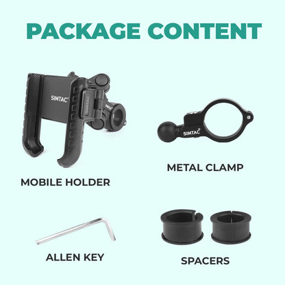 Simtac Quick Lock Jaw Grip Pro Mobile Holder with Vibration Damper (JQL1-PRO)