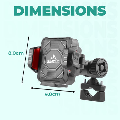 Simtac Quick Lock Super Grip Pro+ Mobile Holder with Vibration Damper (SQL2-PRO)