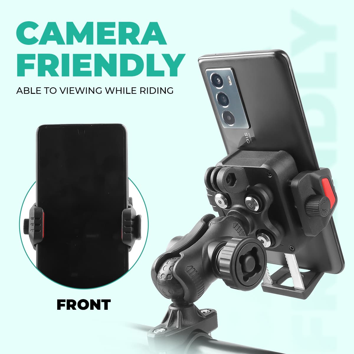 Simtac Quick Lock Super Grip Pro+ Mobile Holder with Vibration Damper (SQL2-PRO)