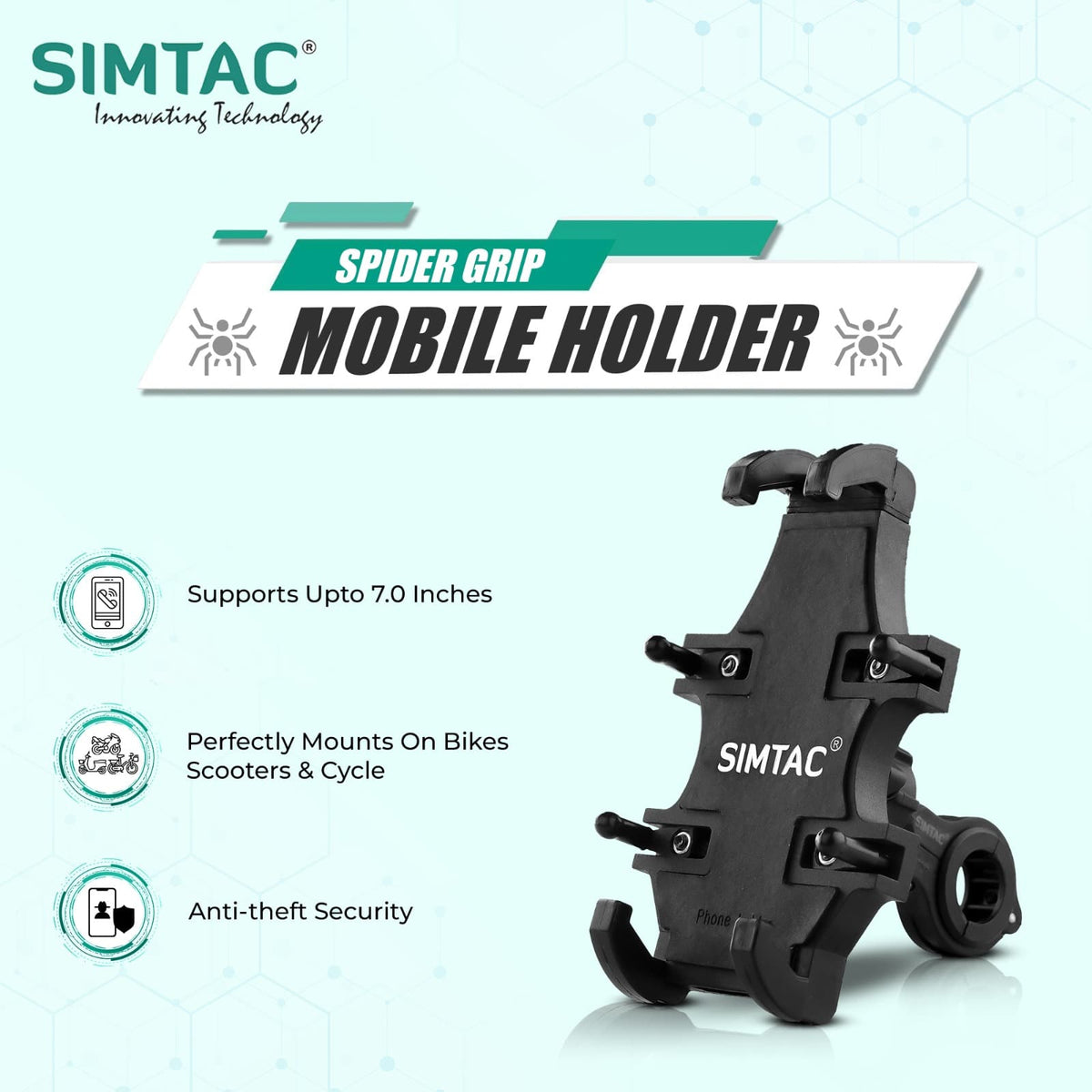 Simtac Spider Grip Mobile Holder (MH02)