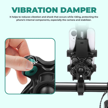 Simtac Spider Grip Pro Mobile Holder with Vibration Damper (MH02-PRO)