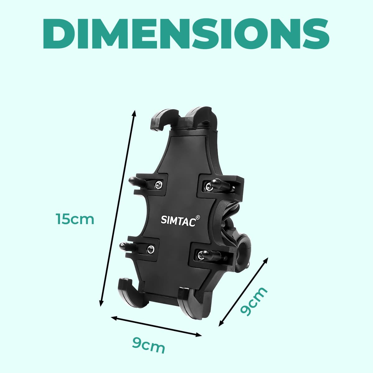 Simtac Spider Grip Pro Mobile Holder with Vibration Damper (MH02-PRO)