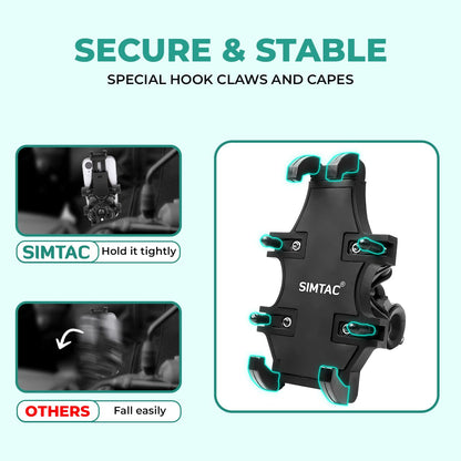 Simtac Spider Grip Pro Mobile Holder with Vibration Damper (MH02-PRO)