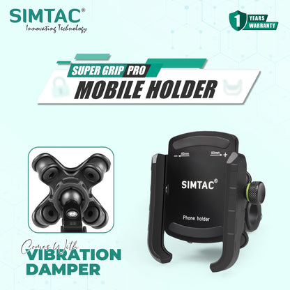 Simtac Super Grip Pro Mobile Holder with Vibration Damper (MH01-PRO)