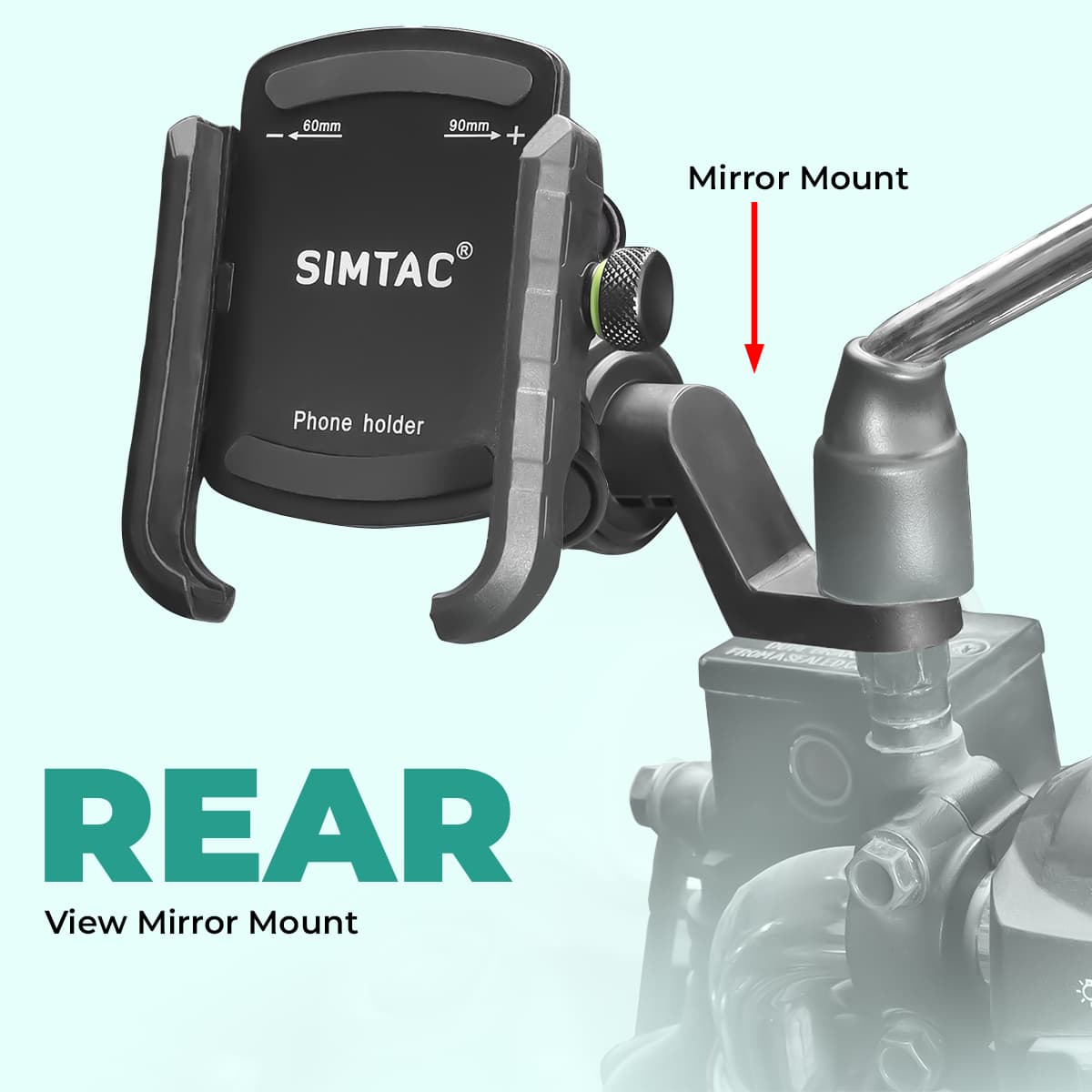 Simtac Super Grip Pro Mobile Holder with Vibration Damper (MH01-PRO)