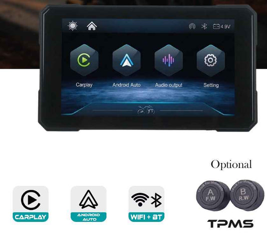 Simtac M3 Detachable Navigation Screen for Motorcycles
