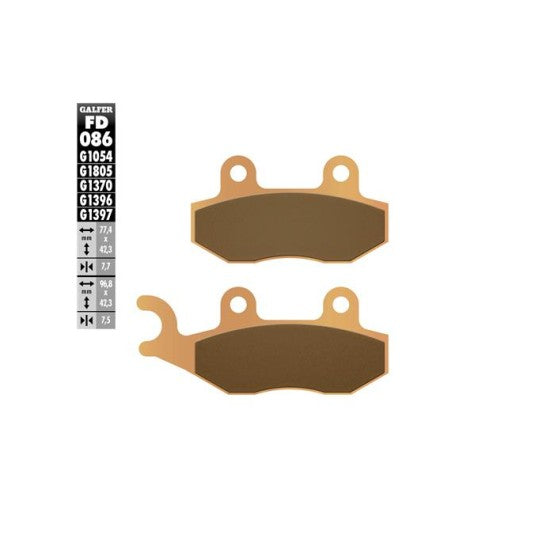 Sintered Brake Pads - Galfer FD117G1370