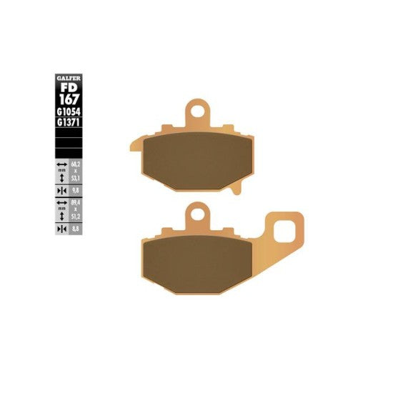 Sintered Brake Pads - Galfer FD167G1371