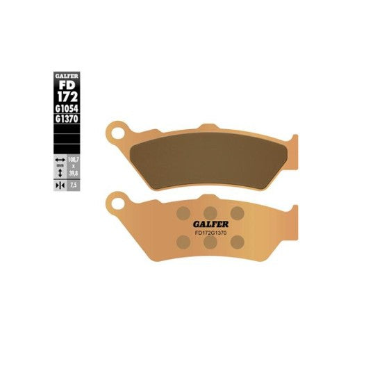 Sintered Brake Pads - Galfer FD172G1370