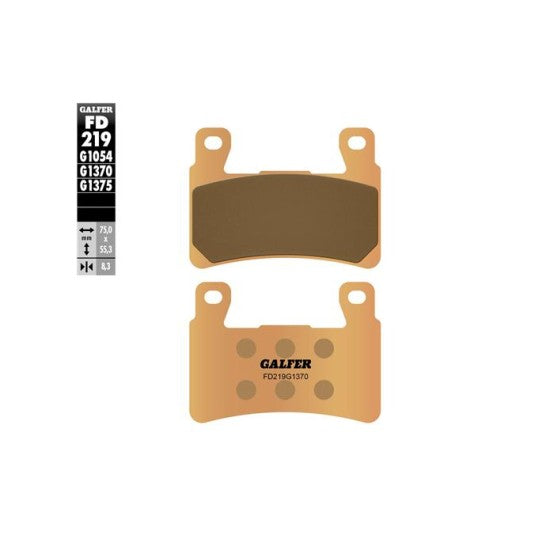 Sintered Brake Pads - Galfer FD219G1370