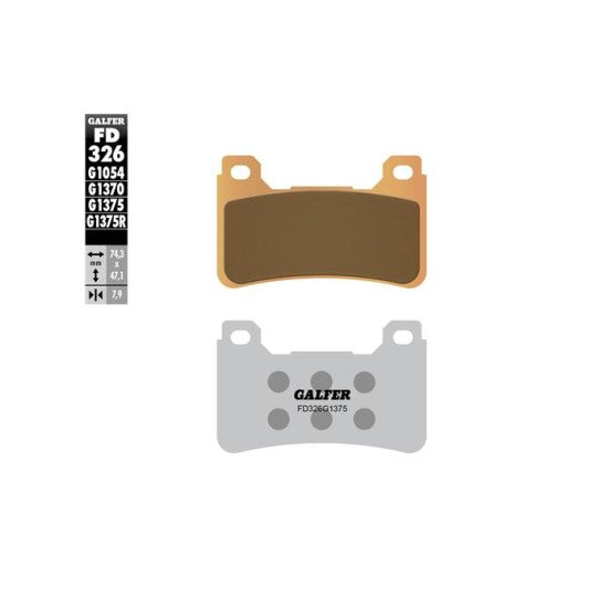 Sintered Brake Pads - Galfer FD326G1375