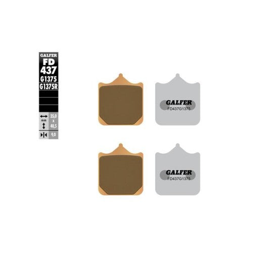 Sintered Brake Pads - Galfer FD437G1375