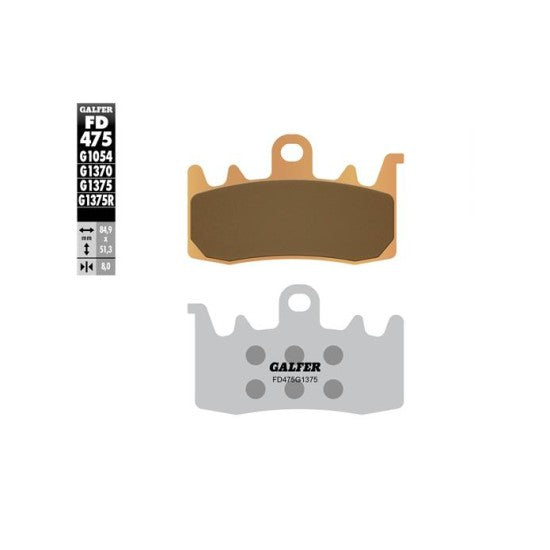 Sintered Brake Pads - Galfer FD475G1375