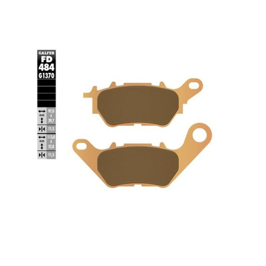 Sintered Brake Pads - Galfer FD484G1370