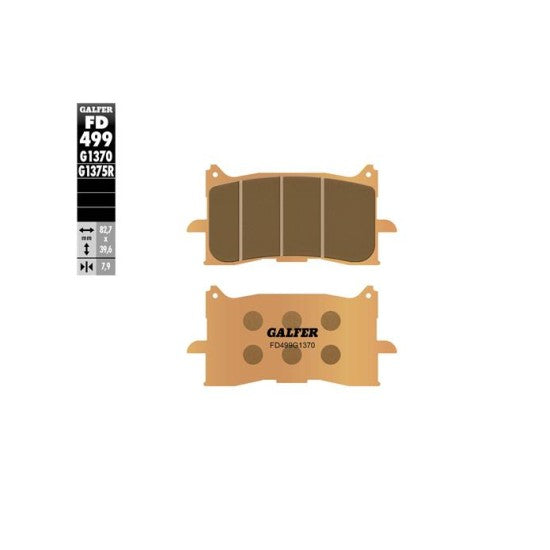 Sintered Brake Pads - Galfer FD499G1370