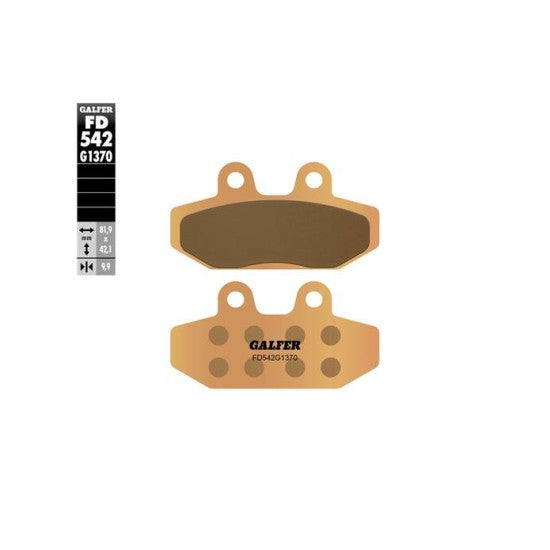 Sintered Brake Pads - Galfer FD542G1370