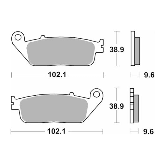 Sintered Brake Pads - SBS 700HS