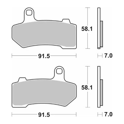 Sintered Brake Pads - SBS 830H.LS