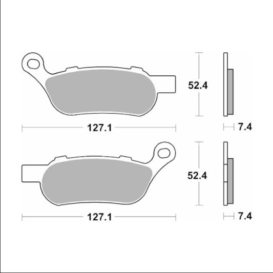 Sintered Brake Pads - SBS 854H.LS