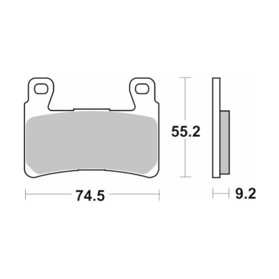 Sintered Brake Pads - SBS 860H.HS