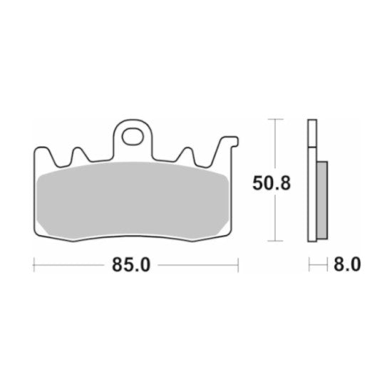 Sintered Brake Pads - SBS 900HS