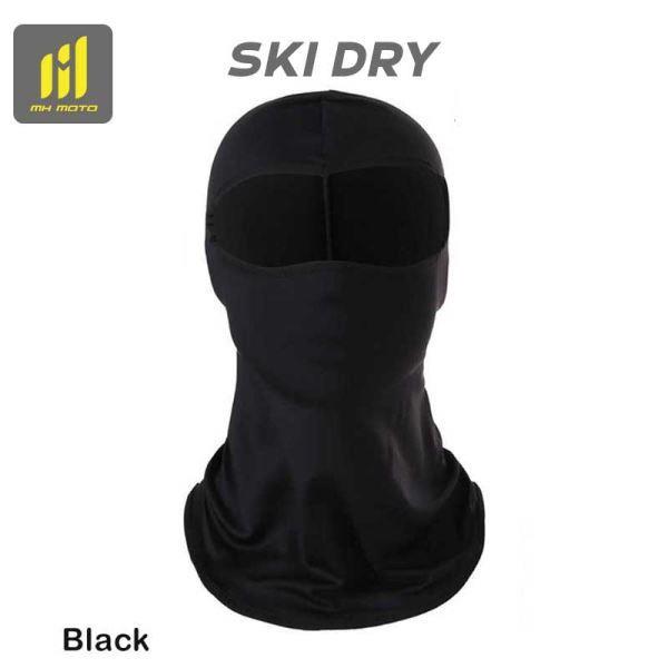 Ski Dry Balaclava Black-MH Moto