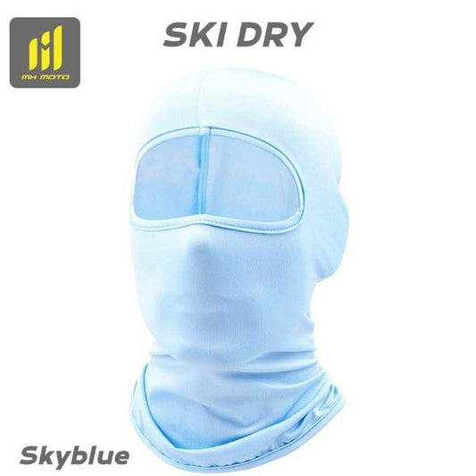 Ski Dry Balaclava Blue-MH Moto
