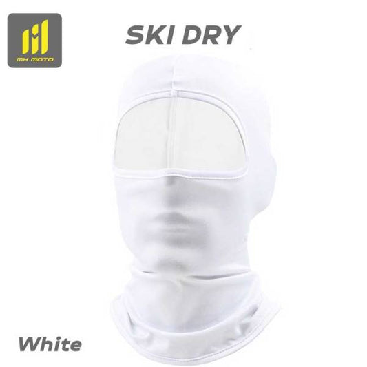 Ski Dry Balaclava White -MH Moto