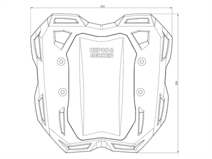 Smartrack Luggage Rack for BMW F 450 GS by Hepco Becker - 6806553 01 01
