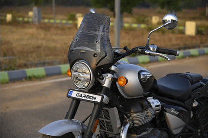 WANDERER Premium Windshield - Super Meteor 650 - Smoked - Riders Junction