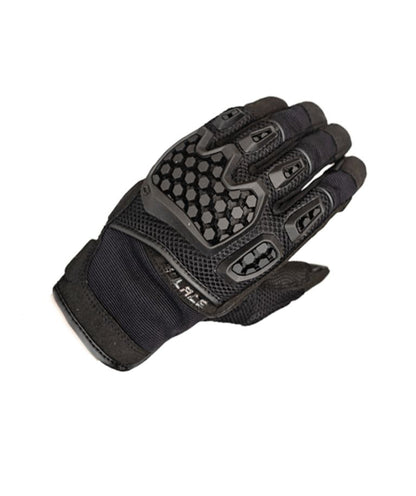 Solace AirX DualSport Riding Gloves ( BLACK ) - Riders Junction