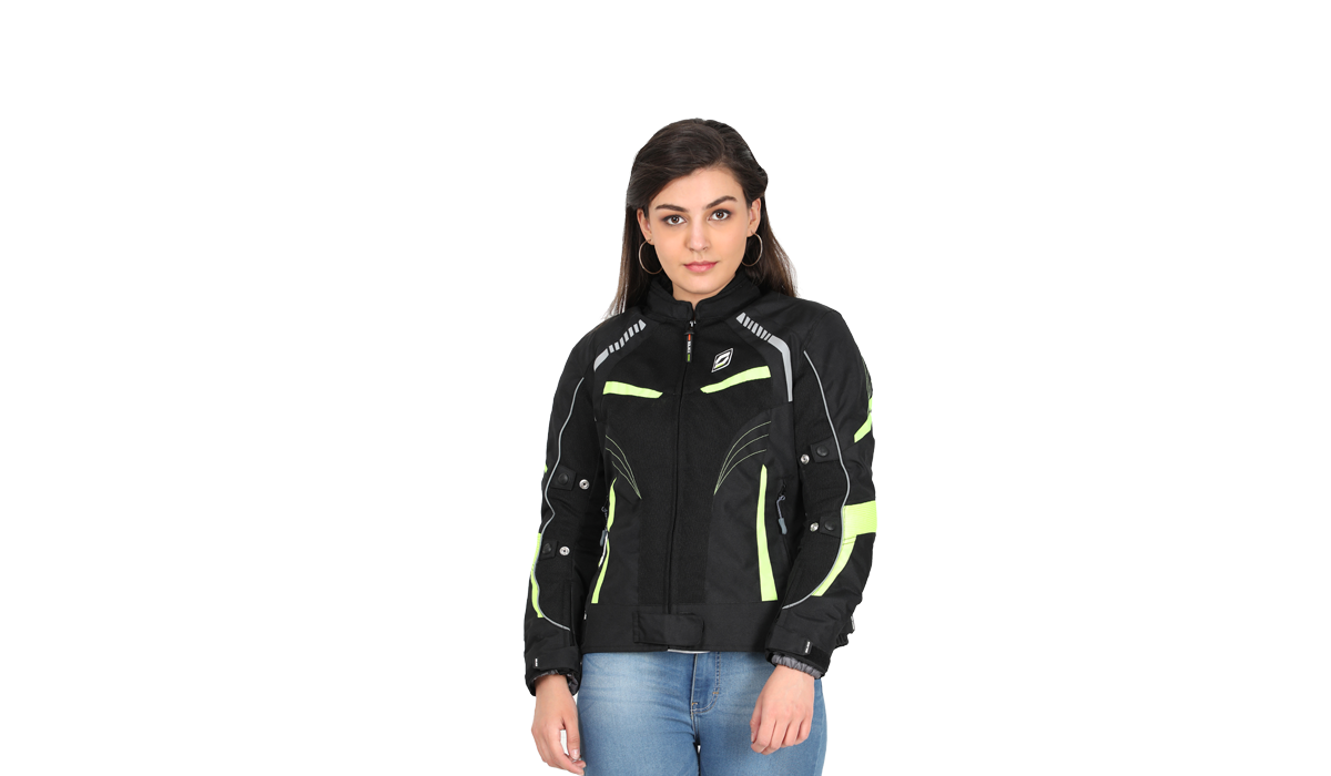 Solace Asmi Ladies Jacket V3.0 (Black & Neon)