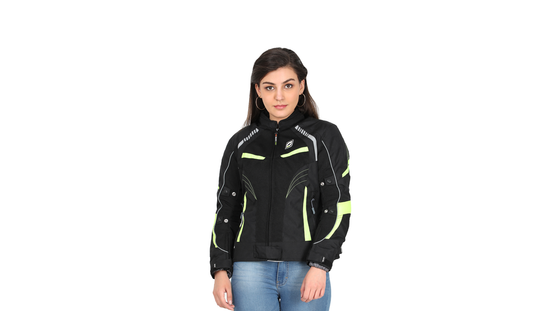 Solace Asmi Ladies Jacket V3.0 (Black & Neon)