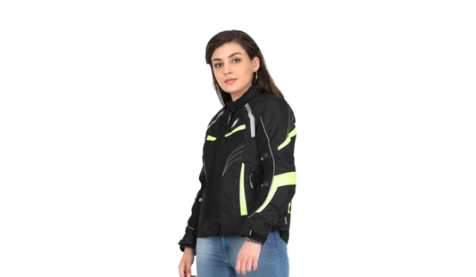 Solace Asmi Ladies Jacket V3.0 (Black & Neon)