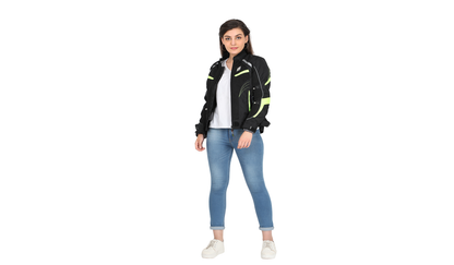 Solace Asmi Ladies Jacket V3.0 (Black & Neon)