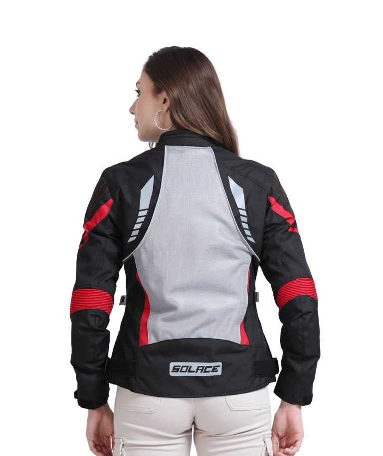 Solace Asmi Ladies Jacket V3.0(Black & Red)
