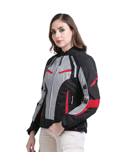 Solace Asmi Ladies Jacket V3.0(Black & Red)