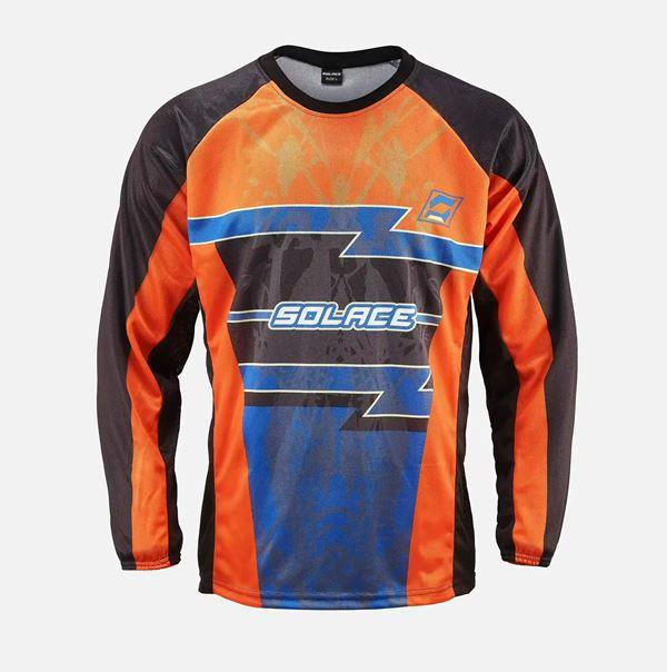 Solace Falcon Jersey ( Orange- blue )