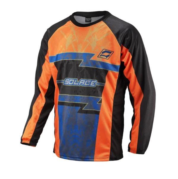 Solace Falcon Jersey ( Orange- blue )